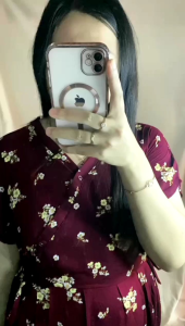 PAKET DASTER PENDEK KIMONO RAYON MOTIF KEKINIAN RUFFLE BUSUI FRIENDLY