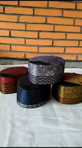 Peci tenun songket baronpeci tenun AC