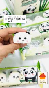 Sỉ Lốc 12 Túi Kẹo Dẻo Marshmallow Hình Vịt Vàng và Gấu Trúc 3D Siêu Đáng Yêu YLF Food