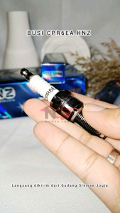 Busi Spark Plug CPR6EA KNZ Motor Beat Vario Scoopy Blade Revo Karisma Supra X 125 Supra Helm-In CS1 Sonic Vixion Jupiter MX Busi Racing High Quality CPR6EA KNZ Original Spark Plug