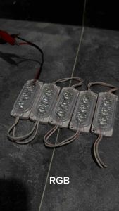 Lampu LED Modul 3 Mata Ultra Akrilik 12 Volt - 24 Volt Lampu Variasi Tempel WaterProof 3 Titik LED Lampu Led Kolong Lampu Dekorasi Motor Mobil Truk Universal