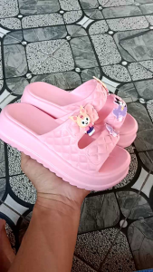 Sandal Anak Perempuan Strap Ban2 Terbaru Nakis Motif Kuromi Karet Fashion