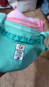 Tank top pakaian dalam anak perempuan katun tebal warna random 6pcs singlet dalaman anak cewek