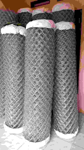 KAWAT HARMONIKA GALVANIS ANTI KARAT PANJANG 10 METER TINGGI 1 METER DIA METER LUBANG 6X6 CM