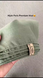Nayanika - Hijab Segi Empat Paris Premium Voal Cotton Terlaris