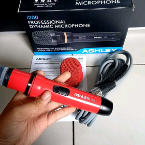 MIC KABEL ASHLEY i200 MICROPHONE DYNAMIC ORIGINAL ASHLEY I 200