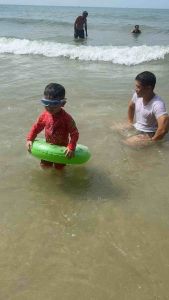 PHAO BƠI TRÒN HAI LỚP CHO BÉ NHIỀU MÀU BA SIZE