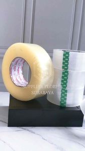 [1 ROLL 500 YARD] ISOLASI LAKBAN BENING 2 INCH X 500 YARD 45MM 300M COCOK UNTUK PACKING RABBIT TAPE
