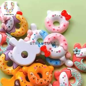 [UNIKUSUKA] Penghapus bulat bentuk donat karakter Sanrio melody kuromi cinamoroll hello kitty pompompurin unik penghapus pensil alat perlengkapan sekolah