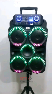 SPEAKER AKTIF PORTABLE 8 INCH DAT DT 806 DT806 DT-806 QUATRO BLUETOOTH SPEAKER TROLLEY