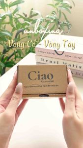 [LUXURY] Dây chuyền vòng tay titan không gỉ thiết kế đính đá màu tinh tế Rezina Ciao