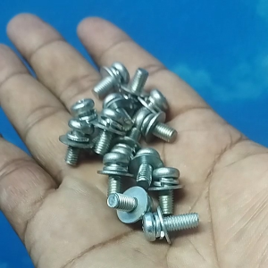 BOLT M5X10 DOBEL RING BAUT KALBURATOR BAUT 8 ORIGINAL