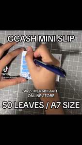 GCASH MINI SLIP | A7 | 50 LEAVES