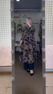 Khalisa Set Tunik Kulot Terbaru // Set Long Tunik Shakila Premium