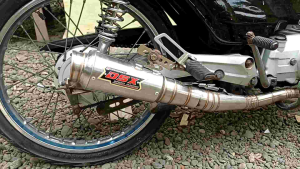 knalpot kompetisi original DSX mp4 leher sleep engine paten boreup/ harian underbone/ standar jupiter kharisma vega supra shogun smesh revo dll