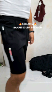 ADIBARRA- Celana Pendek Olahraga Pria Running Lari Voly Badminton Pingpong M L XL XXL