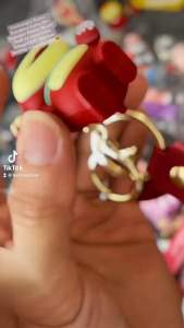 Gantungan Kunci Key Chain Unik Lotso Bear Kelinci Bunny Lucu Summer Girl Figure 3D