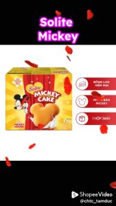 Bánh Bông Lan Solite Phiên Bản Mickey hộp 300gam