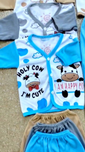 Paket Hemat Baju Bayi Baru Lahir Unicron 9 Setel(18 Pcs)