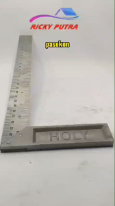 Pasekon siku Tukang meter penggaris 12 inch 30 cm pasekon besi COD