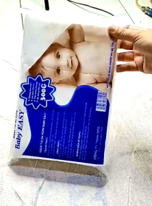 10 gói Khăn khô đa năng 300 tờ + Tặng 2 móc treo Khăn không cồn dùng được cho bé an toàn cho trẻ sơ sinh!!!!!!