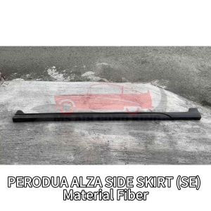 B1653 PERODUA ALZA SIDE SKIRTFIBERGLASS SKIRT LIP BODYKIT (SE)
