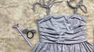 HTP Kids Tie Drape Top