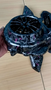 3pcs beat esp carbon forget / Honda Beat 2016 - 2019 Carbon forget..kusus starter halus