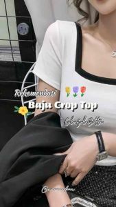 Delisya.id - Tabitha Blouse Wanita Atasan Korea Bodycon / Atasan Santai Kaos Spandek Jersey