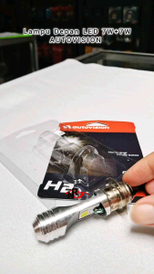 Lampu Depan Motor LED Autovision Lampu Motor Depan Beat Vario 125 Scoopy Genio Blade Supra Mio Fino XRide Jupiter Vega Xeon PCX Spin Shogun Smash 9-85V 7W 7W Nyala Putih