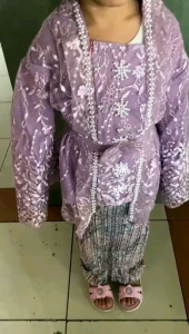 Kebaya kutu baru anak/kebaya anak payet/Stelan kebaya anak/kebaya anak sd/kebaya wisuda anak