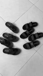 BUY 1 GET 1 BELI 1 GRATIS 1 / Sandal Pria Carvil / Sandal Kulit / Sandal Casual / Sandal Slop