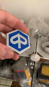 Logo ốp mặt nạ xe Liberty Liberty Abs hãng Piagio