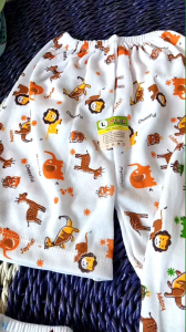 3 pcs celana pendek bayi putih motif ukuran SMLXL