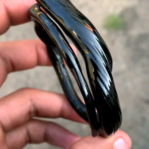 gelang akar Bahar hitam serat asli