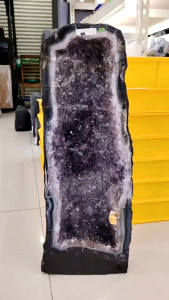 Natural High Grade Brazil Amethyst Cave Ornament