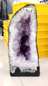 Natural Brazil High Grade Amethyst Crystal Cave Ornament AA06