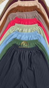 Eurigo - Celana Kulot Wanita Highwaist Knit / 585-7653