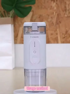 เครื่องชงกาแฟ พกพา CP-018 (สีขาว) COFFEE PORTABLE 1เซ็ต พร้อมกระเป๋าพกพาสะดวก