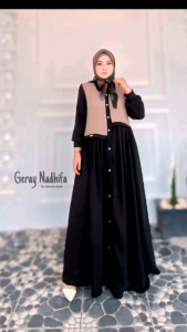 GAMIS WANITA KEKINIAN: GAMIS TANIA CRINKEL AIRFLOW PREMIUM