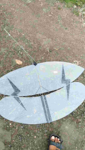 Layangan Papiran terbaru model babon angrem ukuran 100 cm