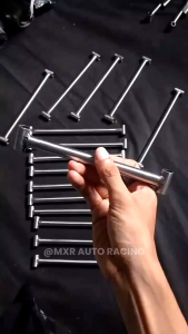 Breket Knalpot Universal Model Lurus Stainless Panjang 15cm - 25cm