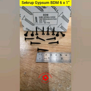 (100 pcs) Sekrup Gypsum 6x1\" / Drywall Screw (2.5CM)