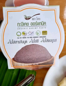 กะปิ กะปิเคยออร์แกนิค ตราโอชะ น้ําหนัก 500 กรัม x 2 กระปุก