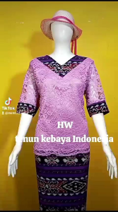 STELAN ROK TENUN ATASAN BROKAT