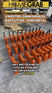 VINO STEEL Bar Cutter - Manual Bar Cutter 24MM / 25MM Capacity‼️PURE METAL‼️Heavy Duty‼️