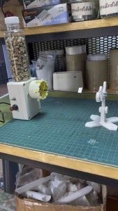 แท่นเคลือบคันเบ็ด ปรับหมุนช้าเร็วและปรับหมุนซ้าย-ขวาได้