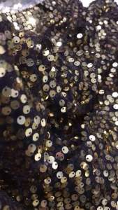 Vải kim sa lưới màu vàng đồng co giãn mềm rũ (khổ 1m6)may đầm váy dạ hội áo dài đầm thiết kế