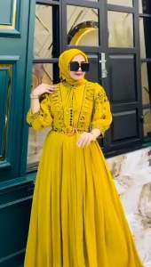 BISA COD !! NEW READY MAXI DRESS DINDA IKATAN CINTA CERUTY BORDIR BY SHR IMPORT BEST SELLER