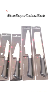 Pisau Serbaguna Carbon Steel 8 Inci / Carbon Steel Kitchen Knife 8 Inch